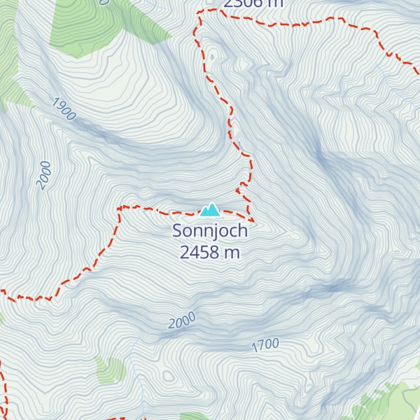 Map of Sonnjoch