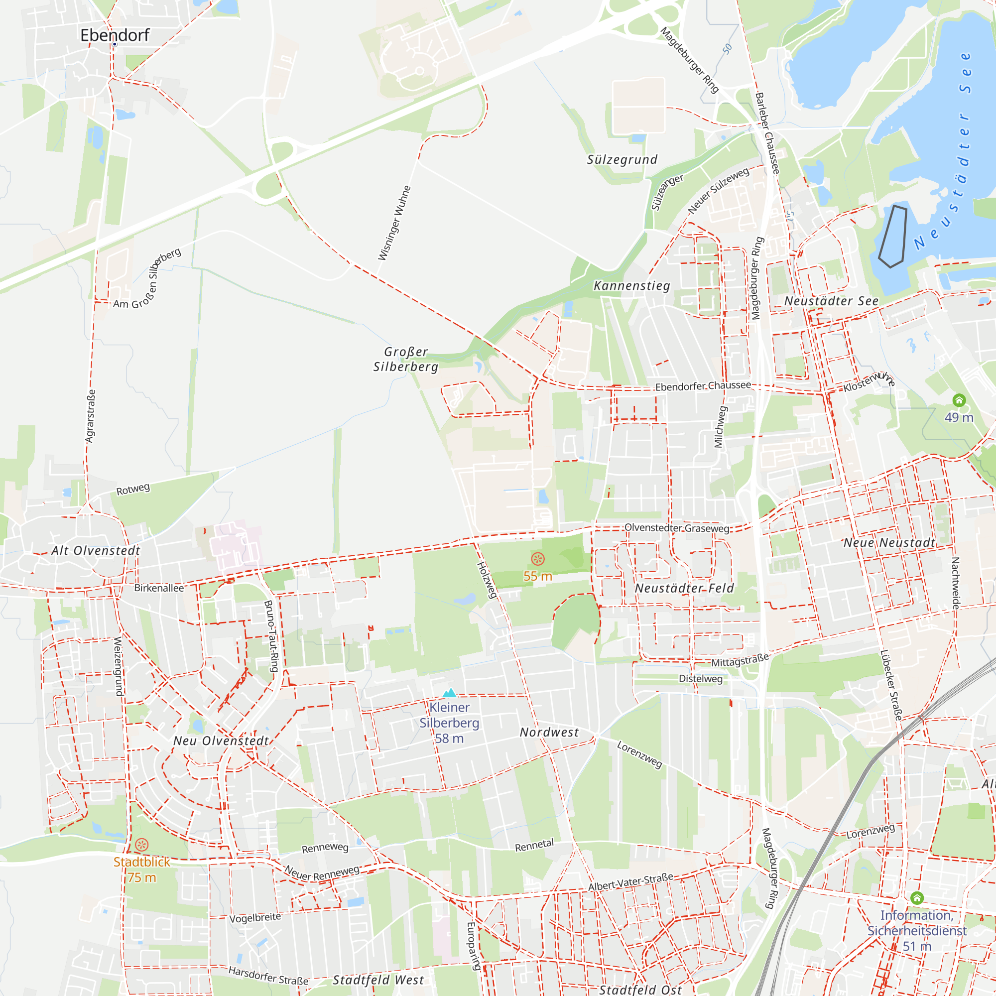 Flora-Park Information map