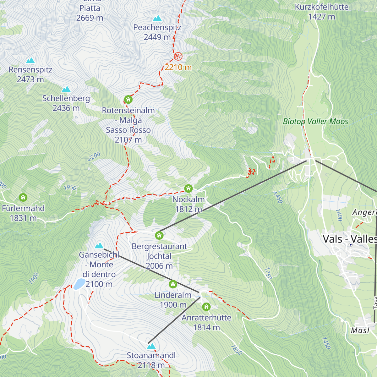 Nockalm map