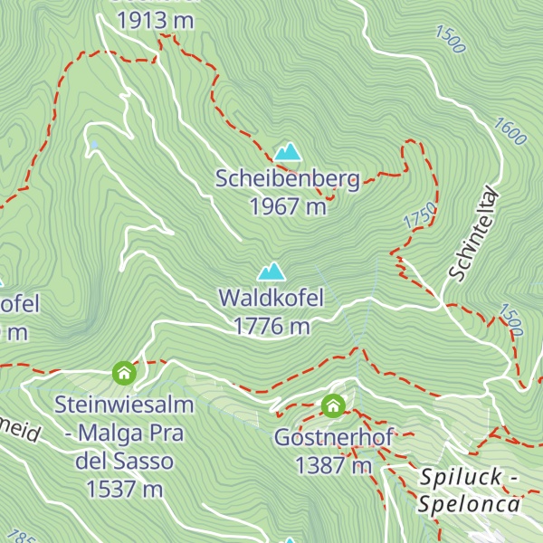Map of Waldkofel