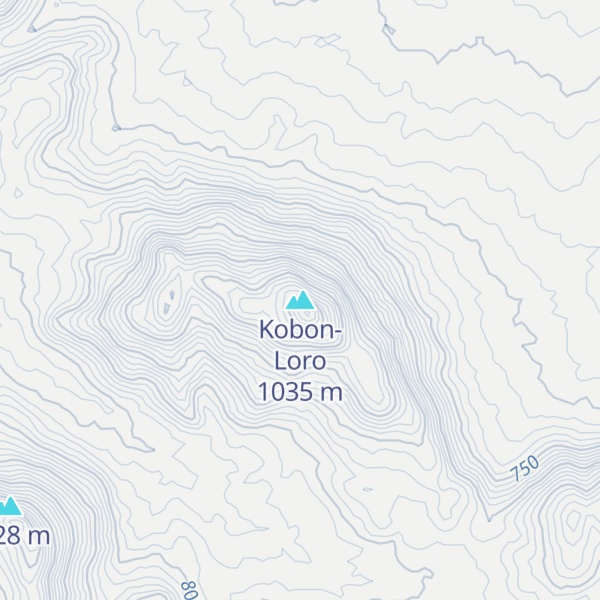 Map of Kobon-Loro