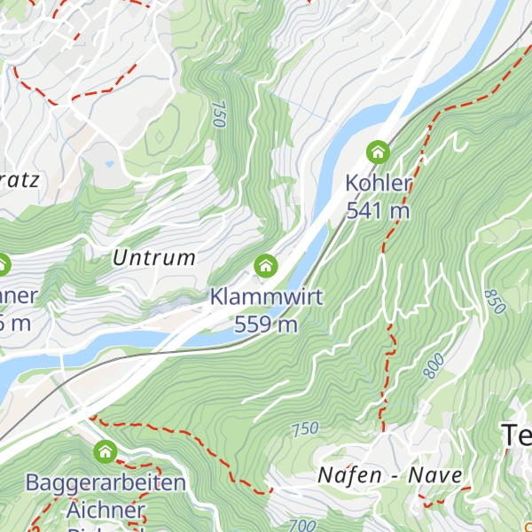Map of Klammwirt
