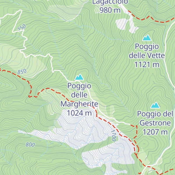 Map of Baita Poggio Giuliano