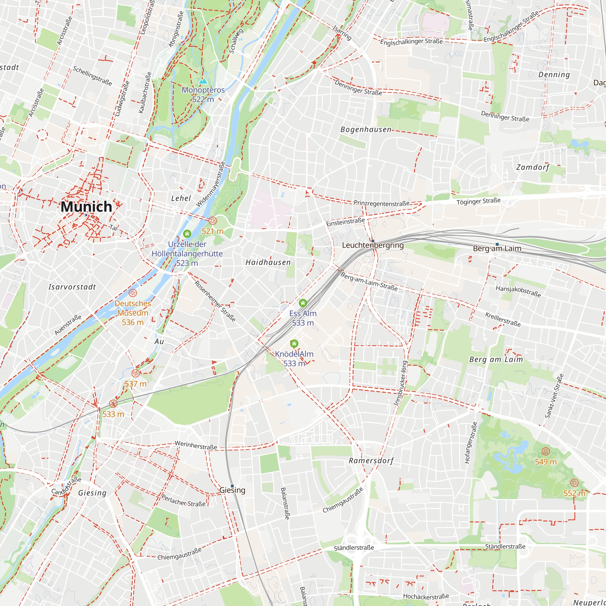 Ess Alm map