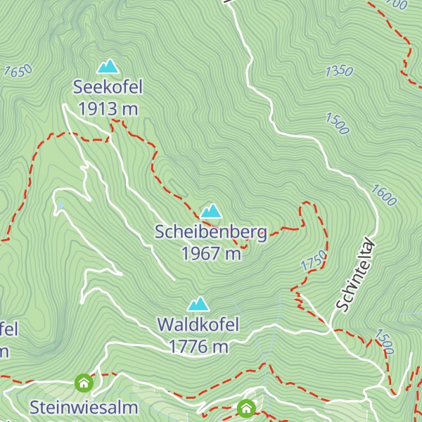 Map of Scheibenberg