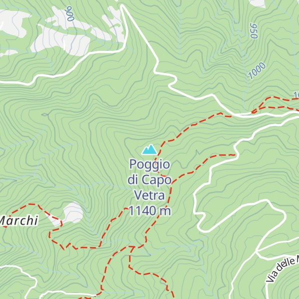 Map of Poggio di Capo Vetra