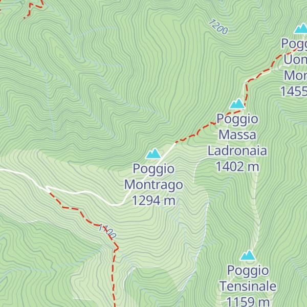 Map of Poggio Montrago