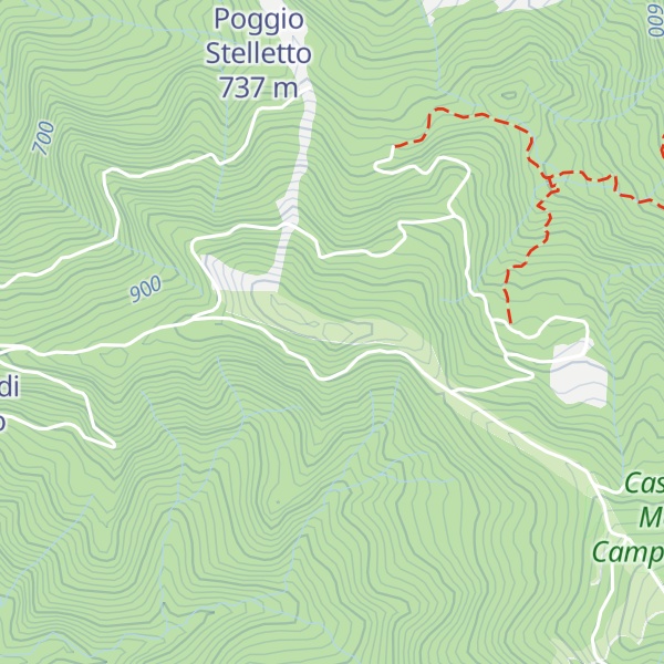 Map of Monte Campaccio