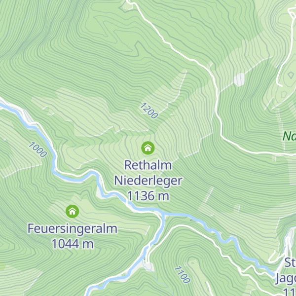 Map of Rethalm Niederleger