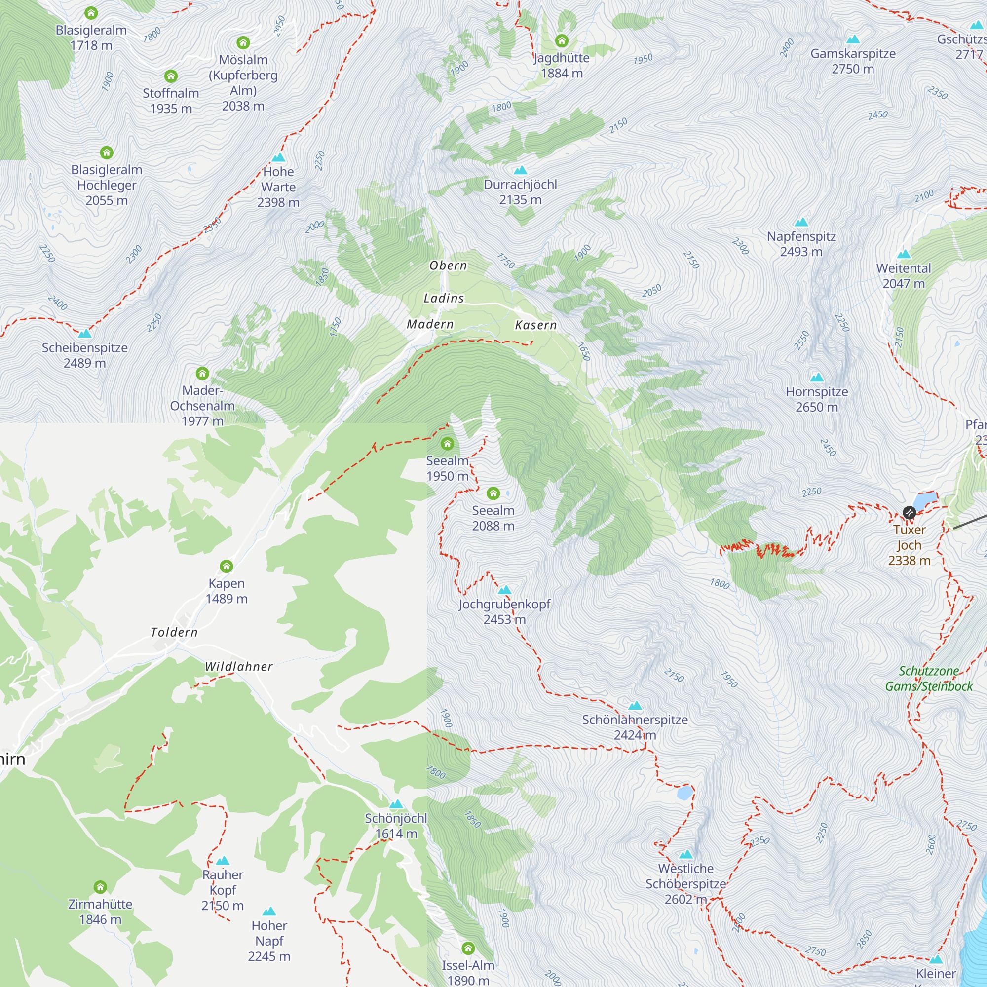 Seealm map