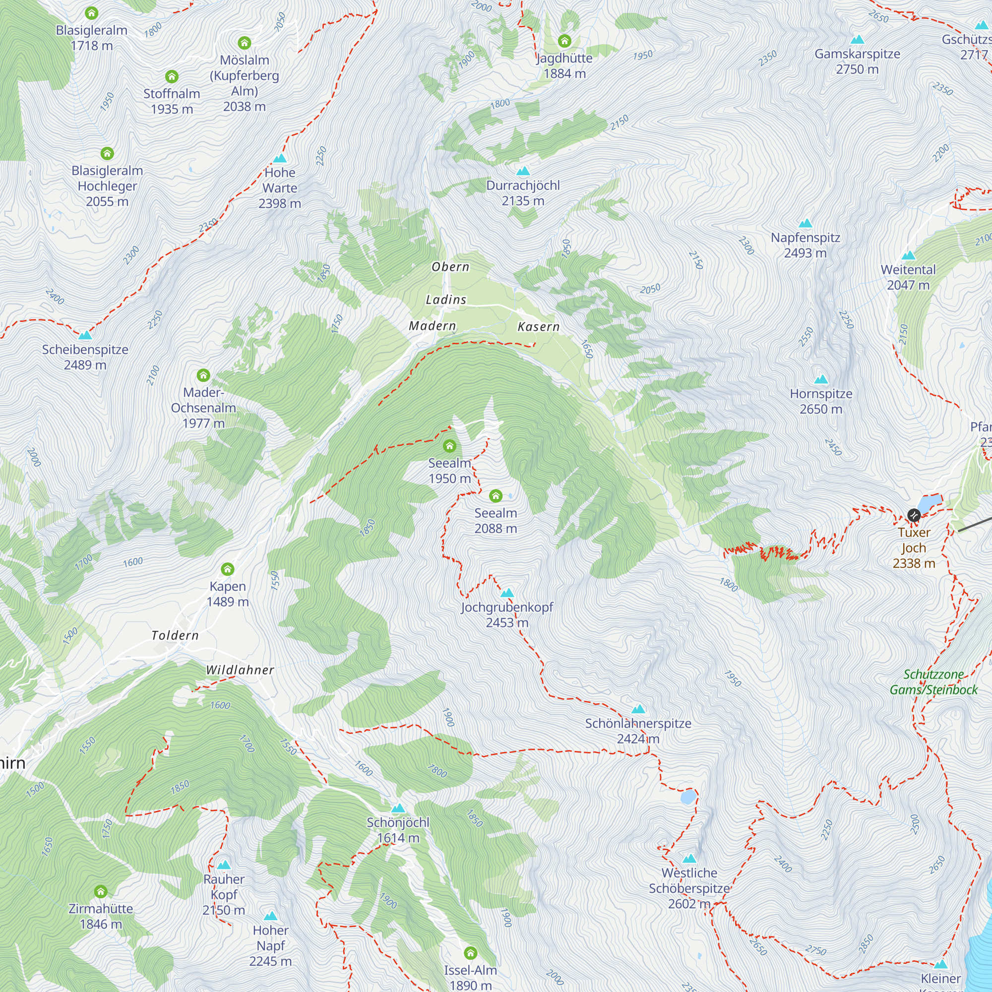 Seealm map
