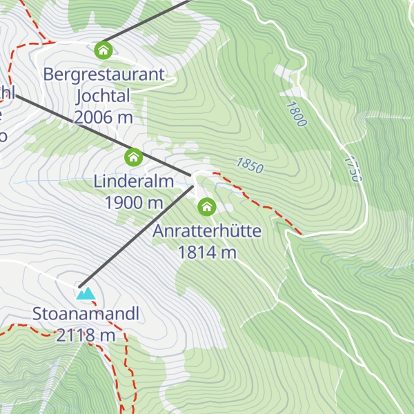 Map of Anratterhütte