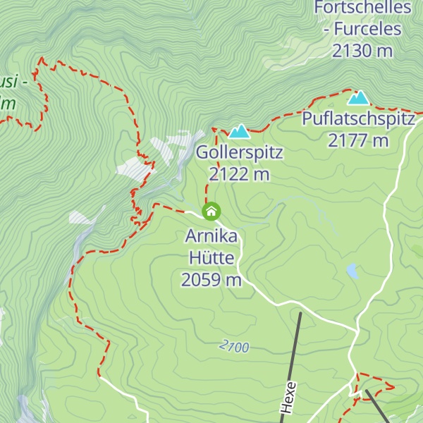 Map of Arnika Hütte