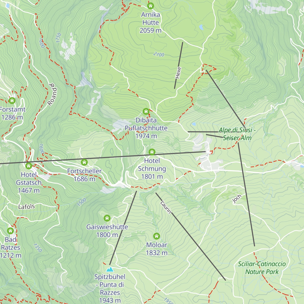 Hotel Schmung map