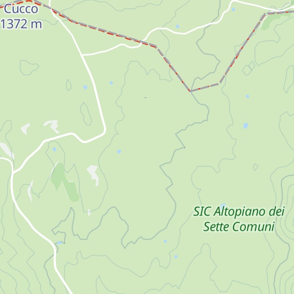 Map of Malga V° Lotto Marcesina