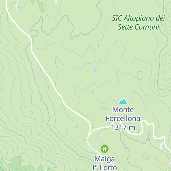 Map of Malga II° Lotto Marcesina