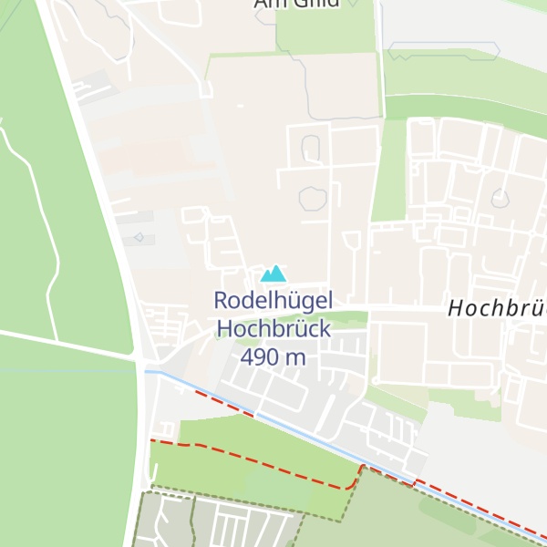 Map of Rodelhügel Hochbrück