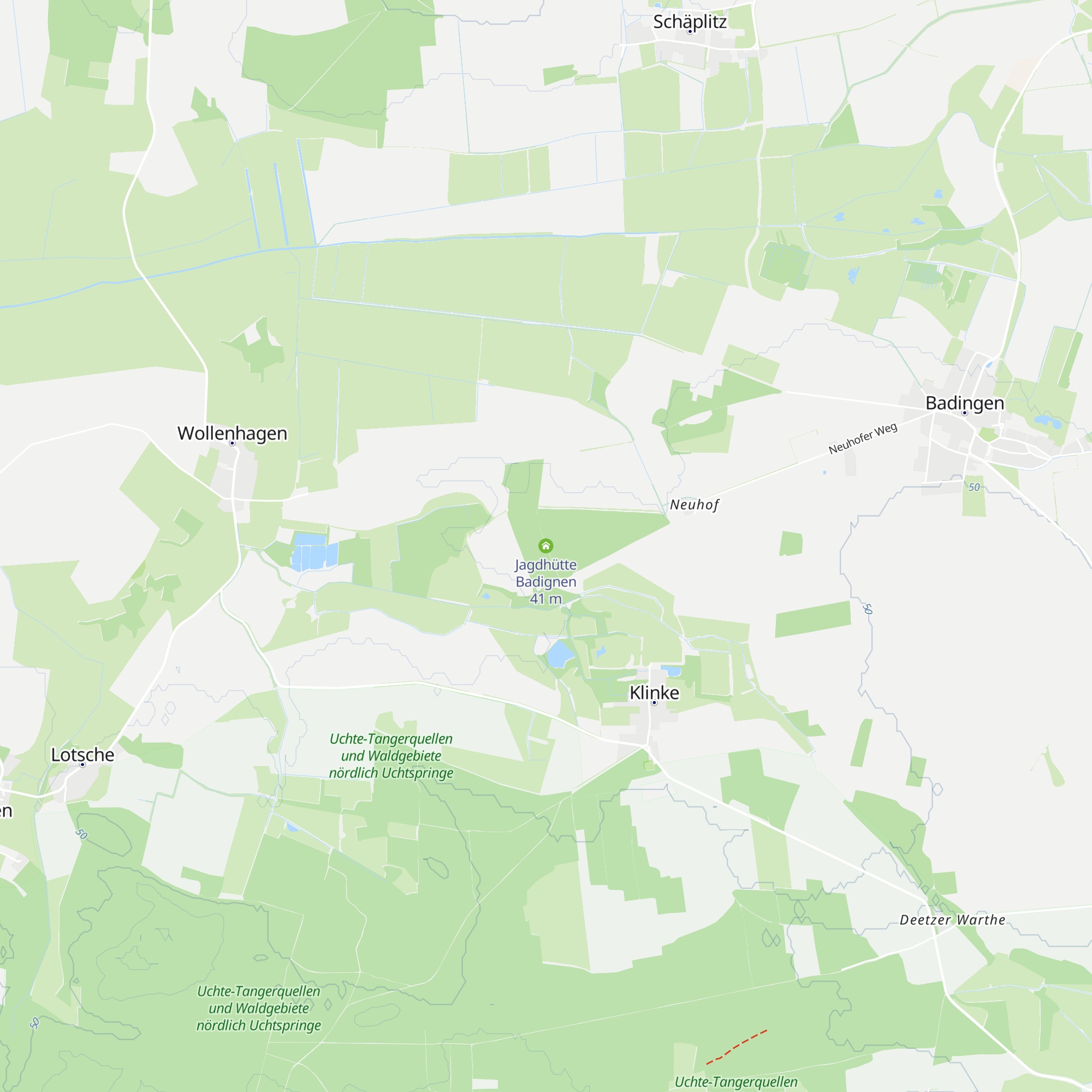 Jagdhütte Badignen map