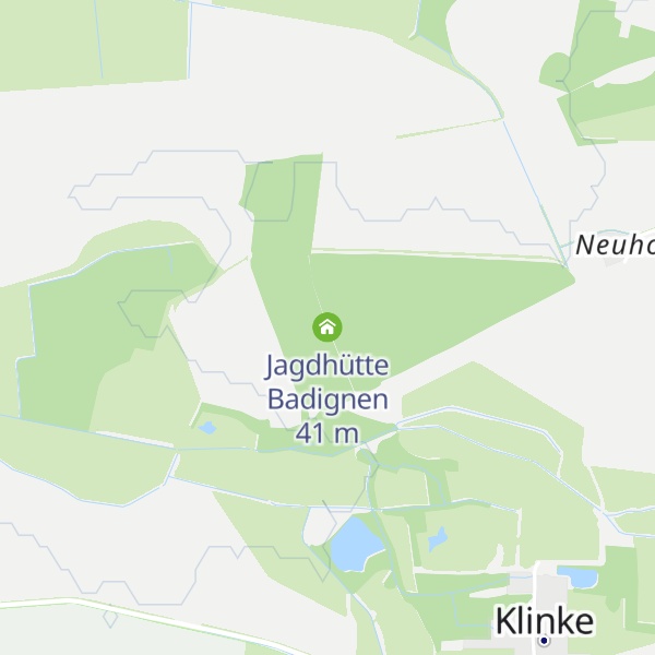 Map of Jagdhütte Badignen