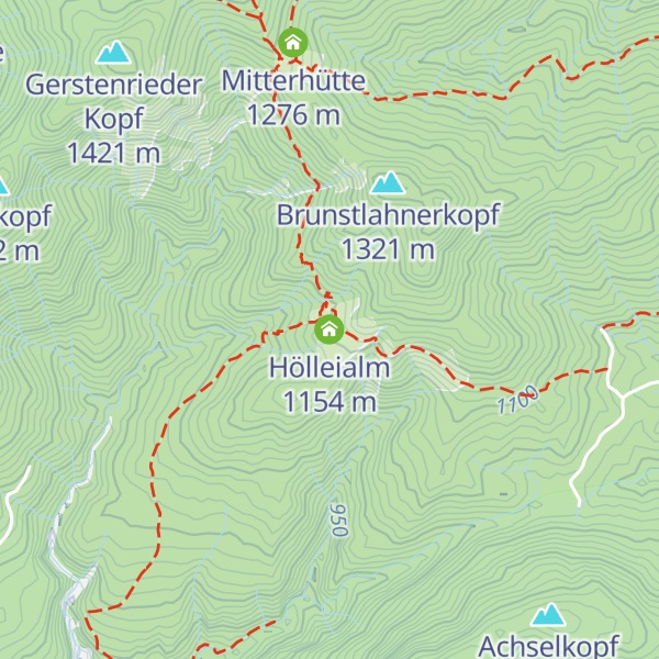 Map of Hölleialm