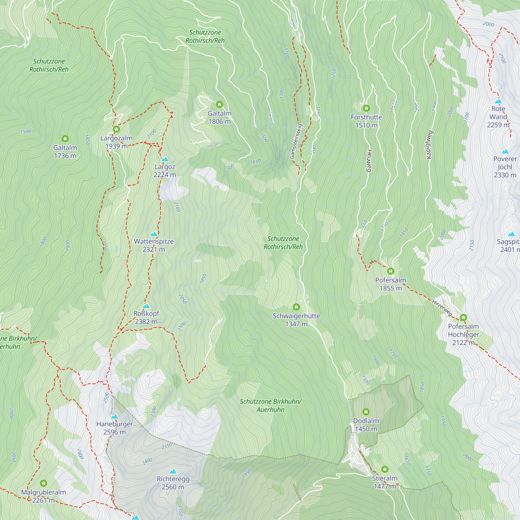 Riedaste map