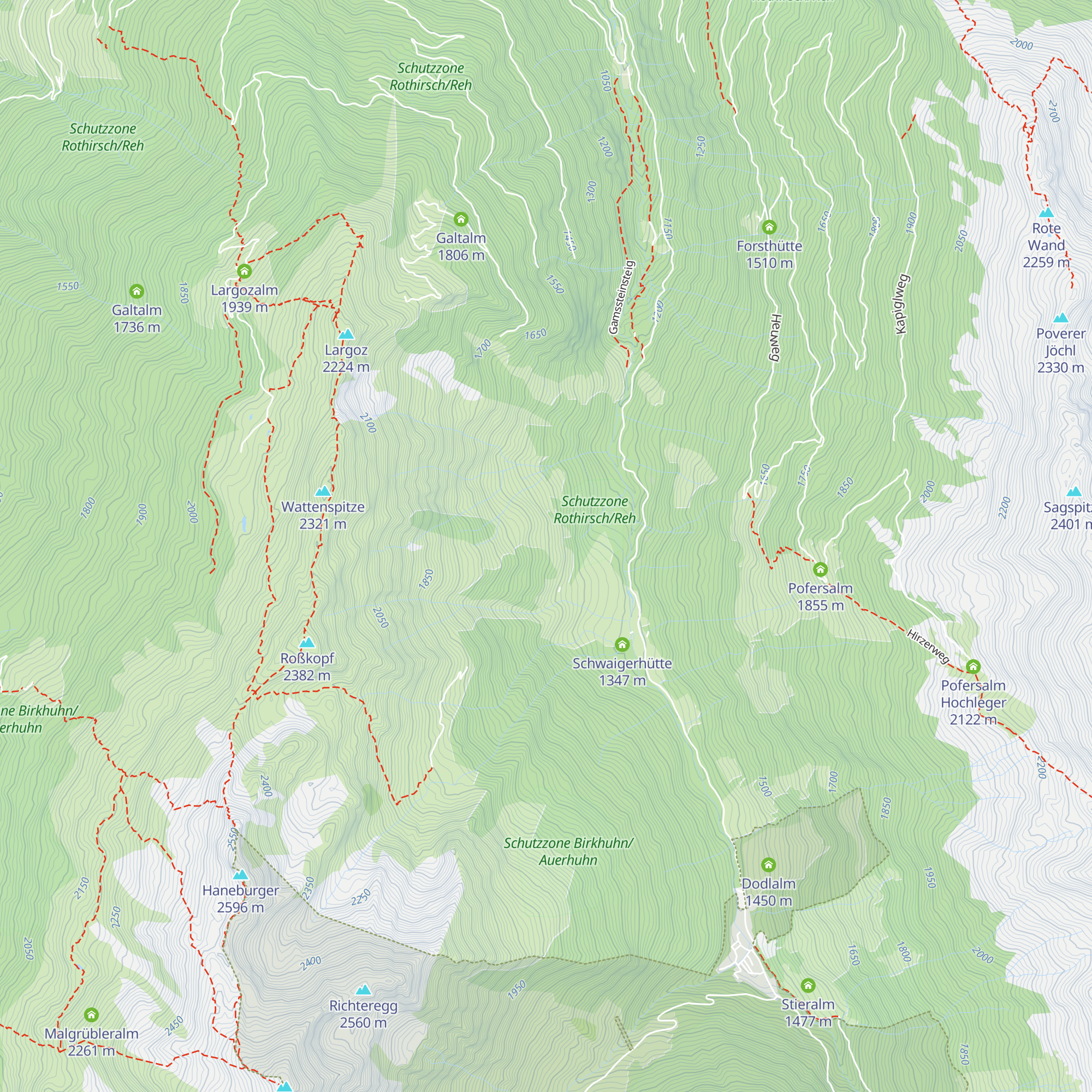 Riedaste map