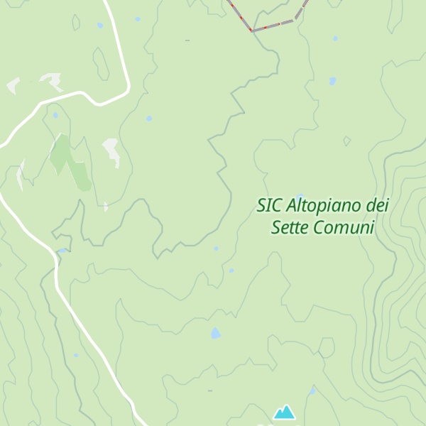 Map of Malga IV ° Lotto Marcesina - Marcesina  di Sotto