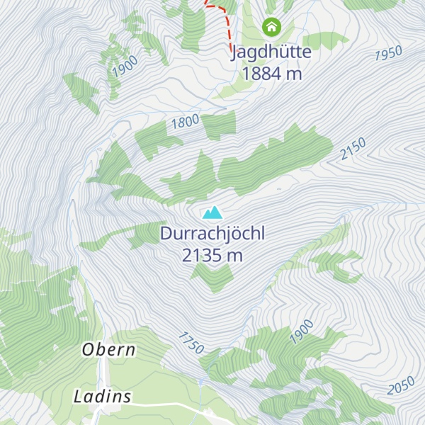 Map of Durrachjöchl