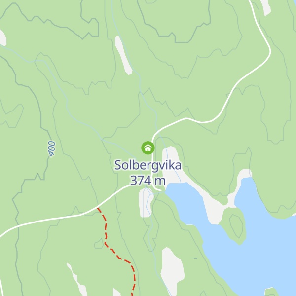 Map of Solbergvika