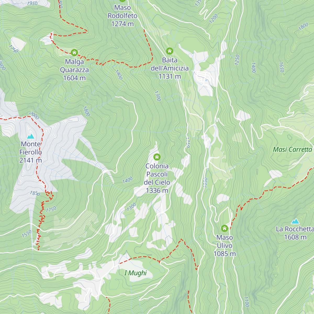 Colonia Pascoli del Cielo map