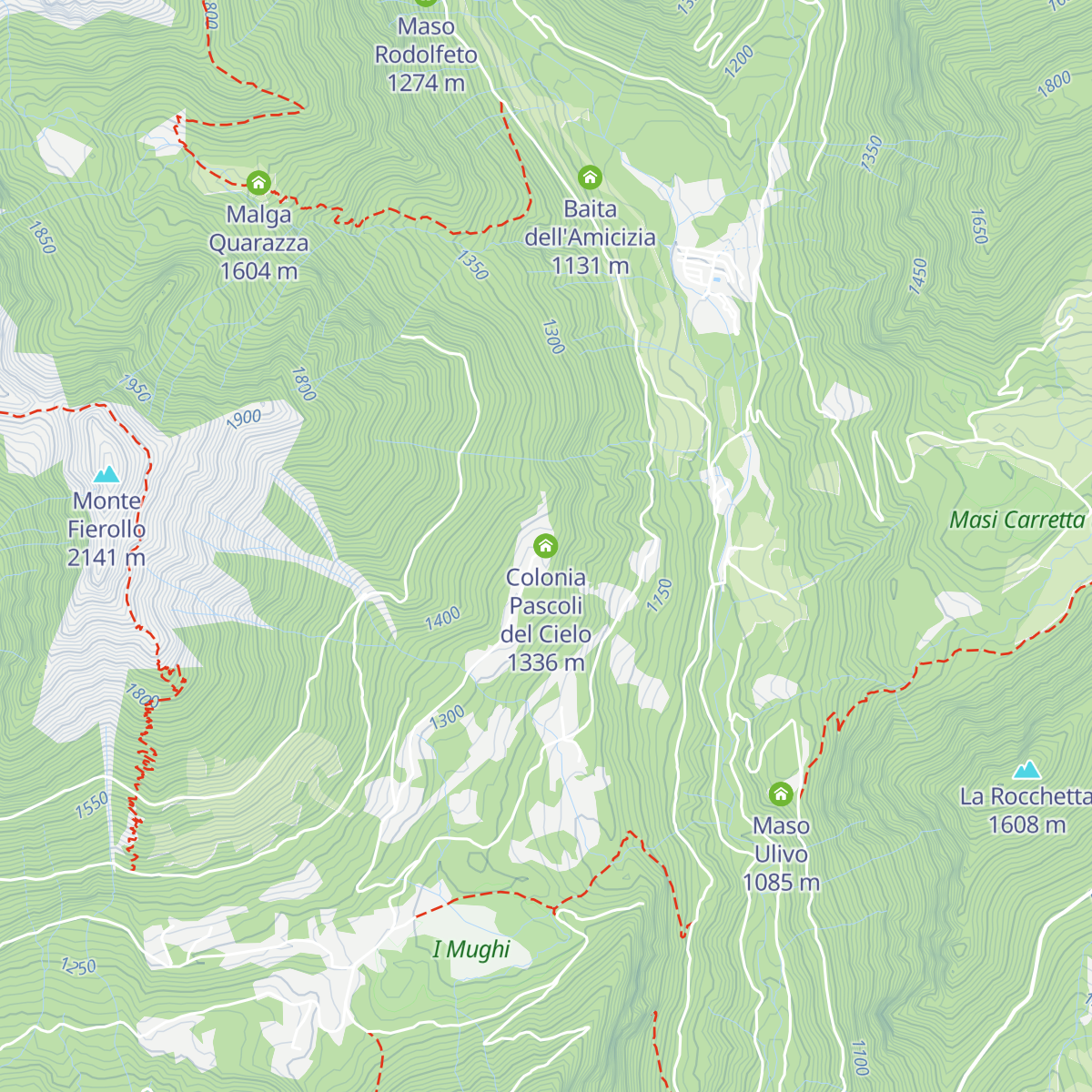 Colonia Pascoli del Cielo map