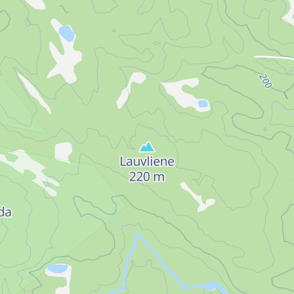 Map of Lauvliene