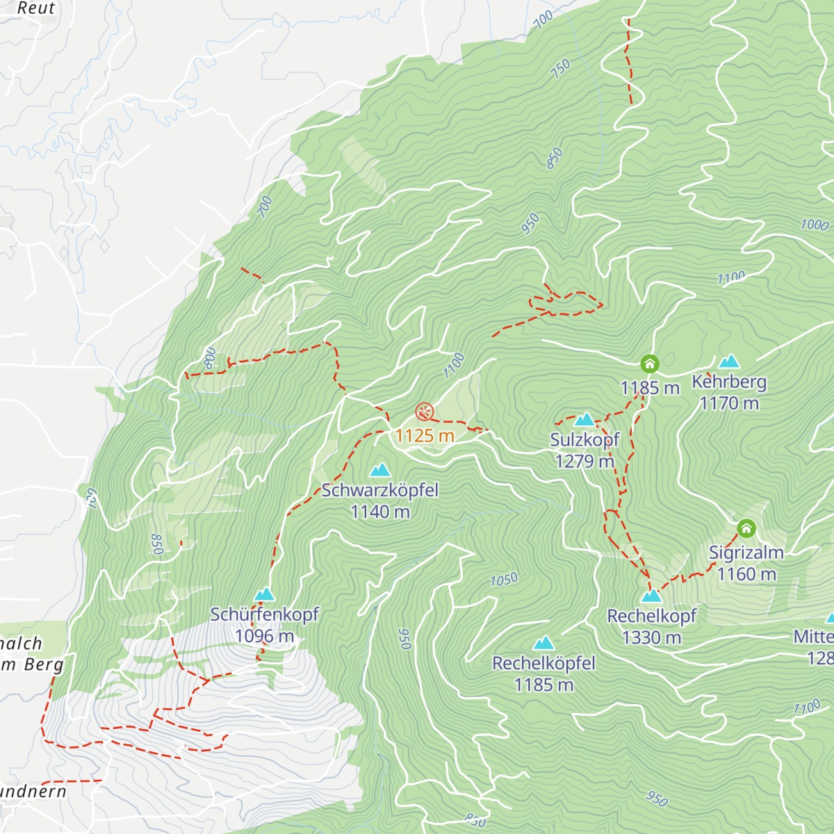 Schwaiger-Alm map