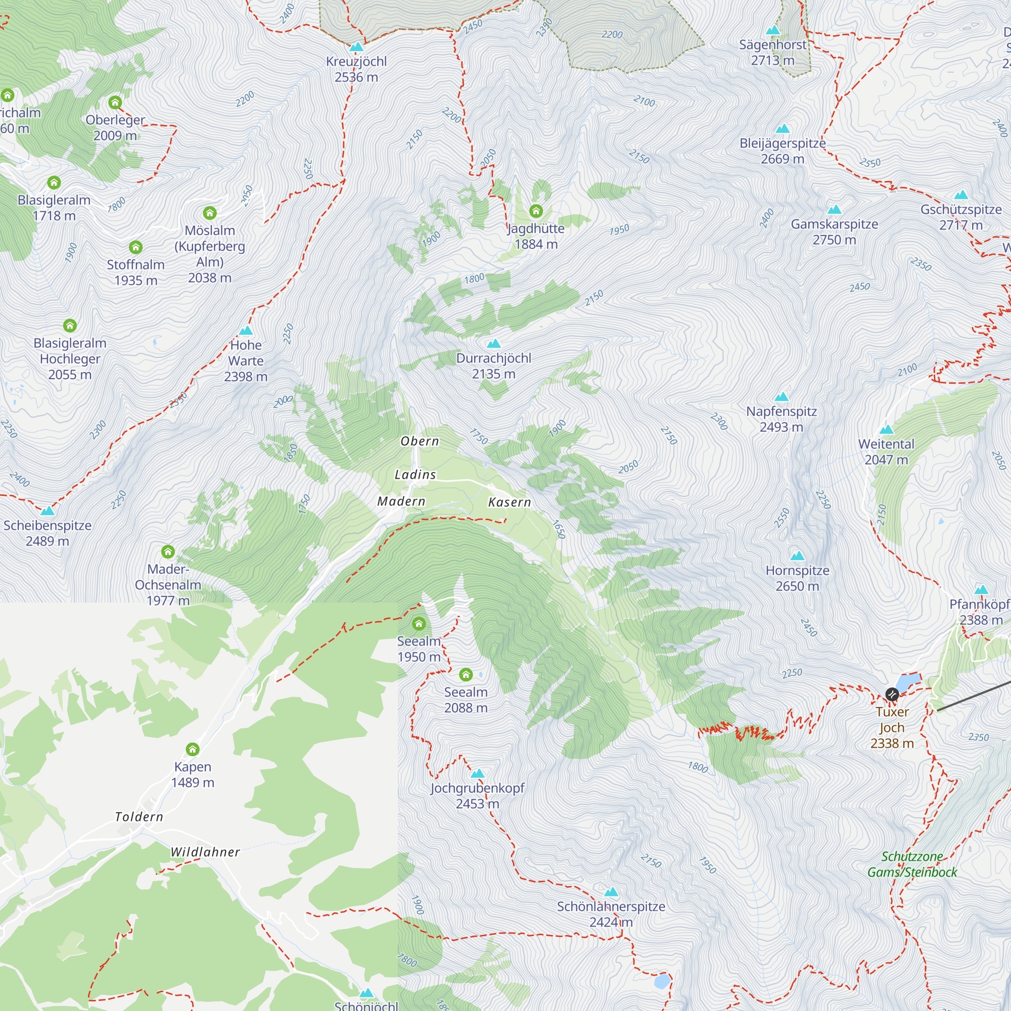 Mucherhof map
