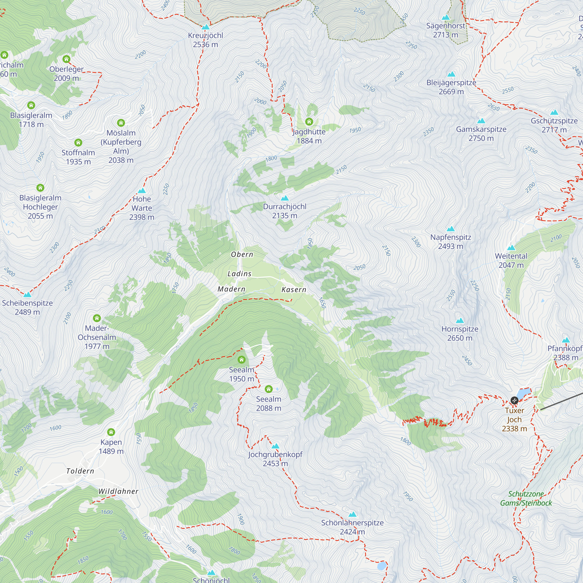 Mucherhof map