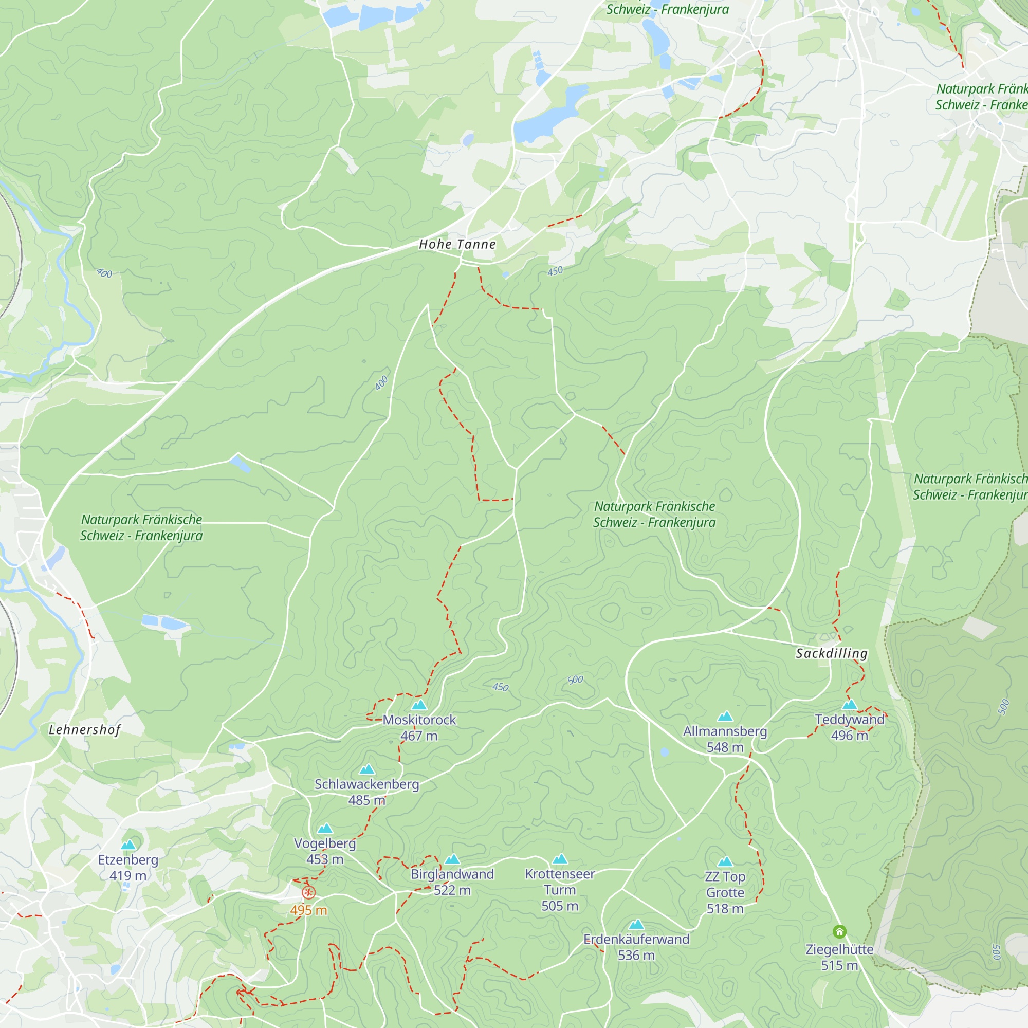 Eichenkreuzhütte map