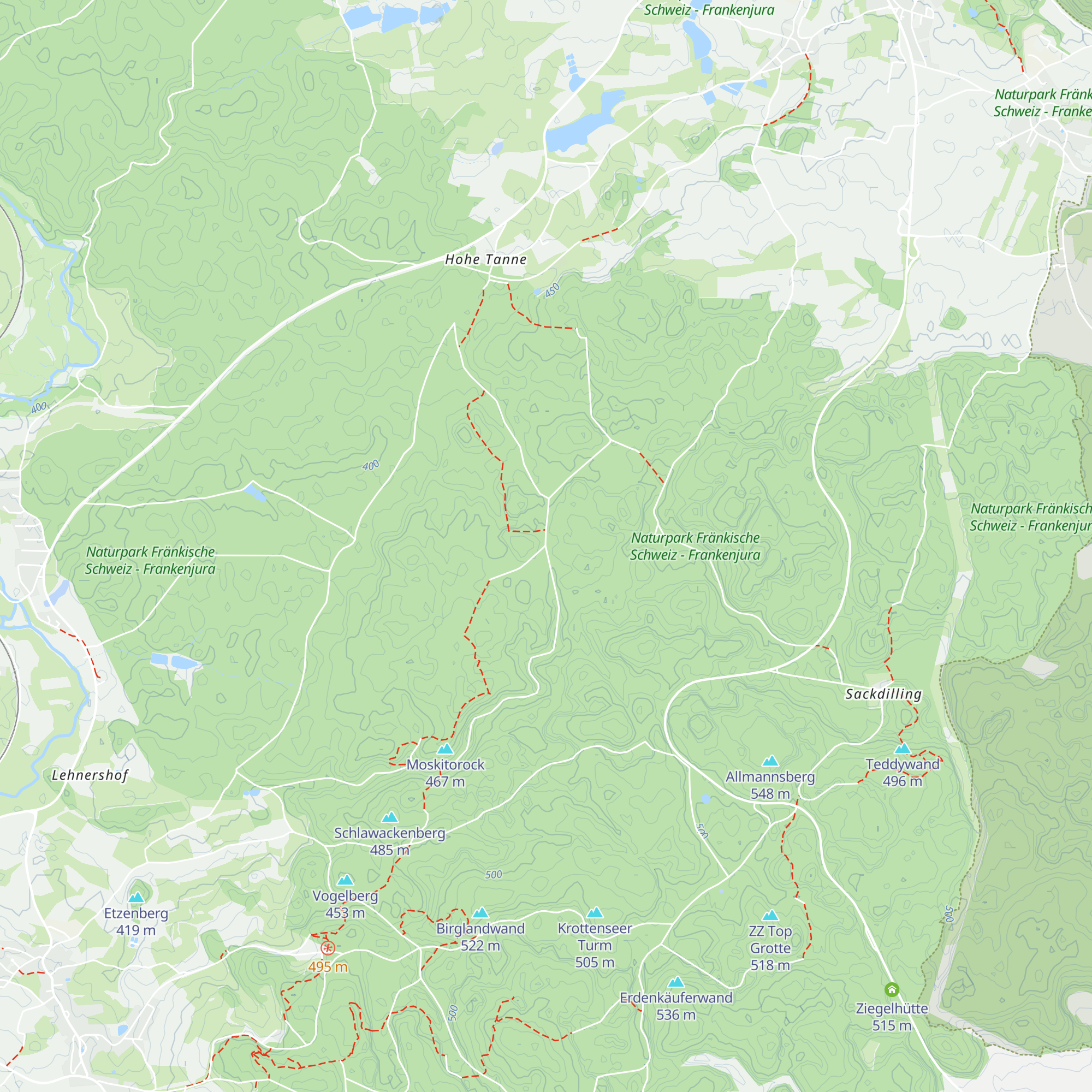 Eichenkreuzhütte map