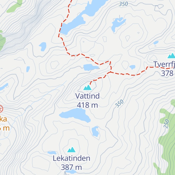 Map of Vattind