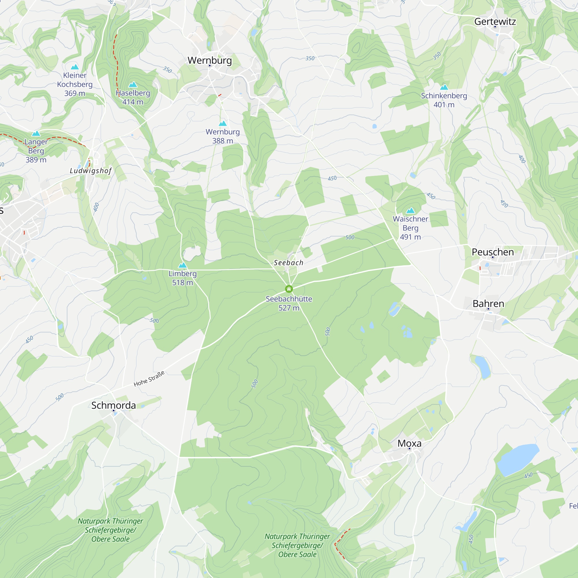 Seebachhütte map