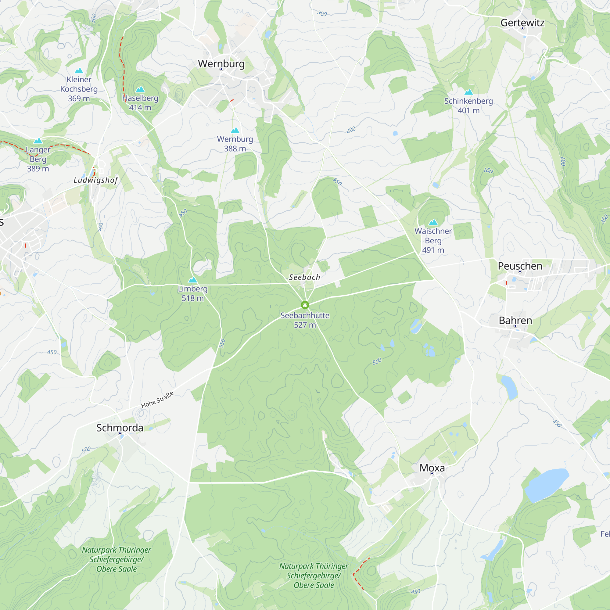 Seebachhütte map
