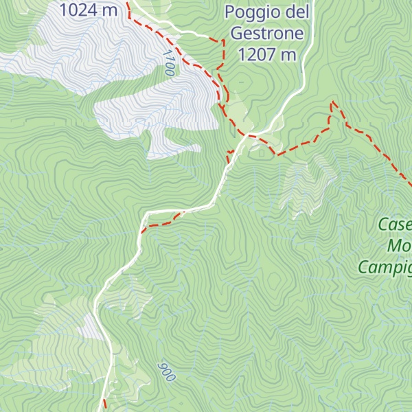 Map of Poggio della Colletta