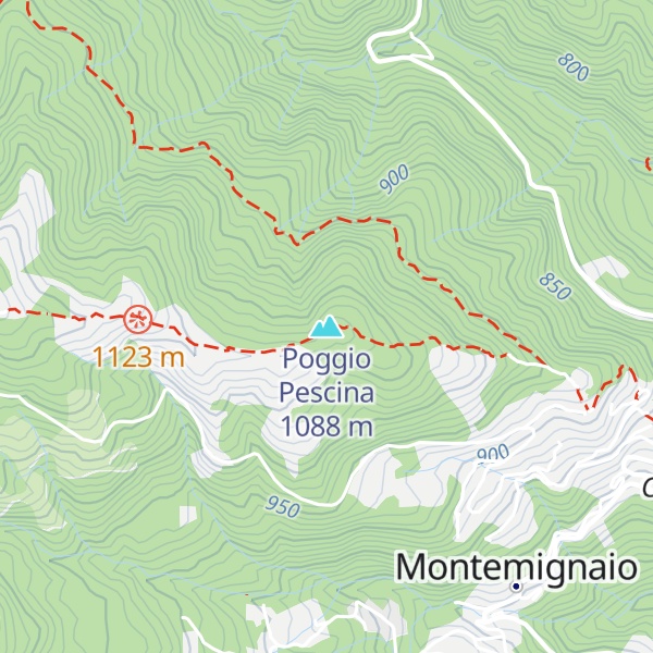 Map of Poggio Pescina
