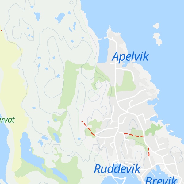 Map of Apelviksberget