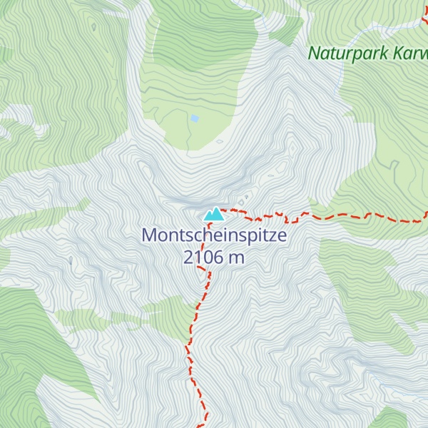 Map of Montscheinspitze