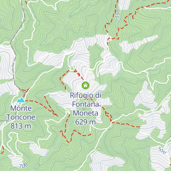Map of Rifugio di Fontana Moneta