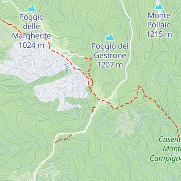 Map of Capanna del Partigiano