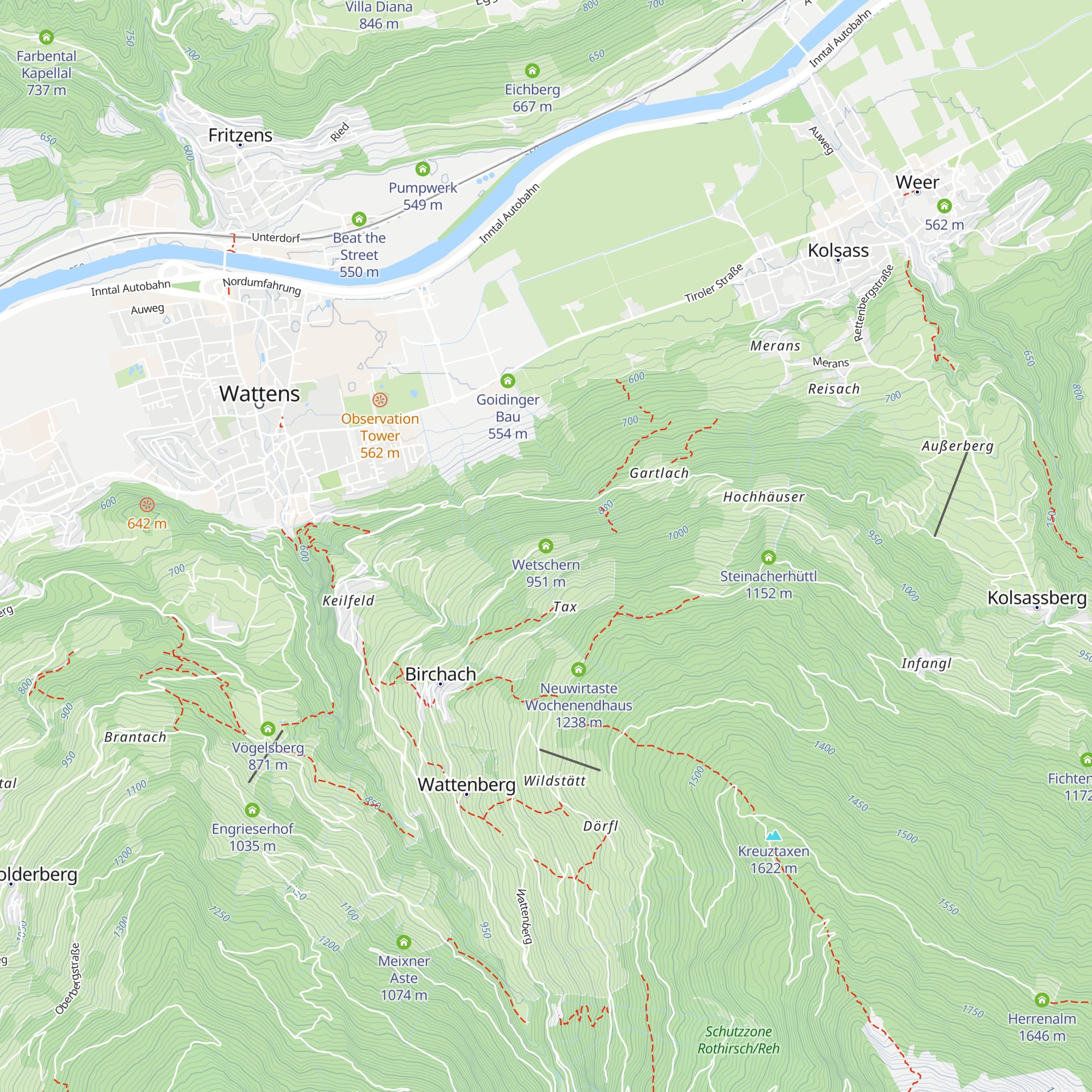 Wetschern map