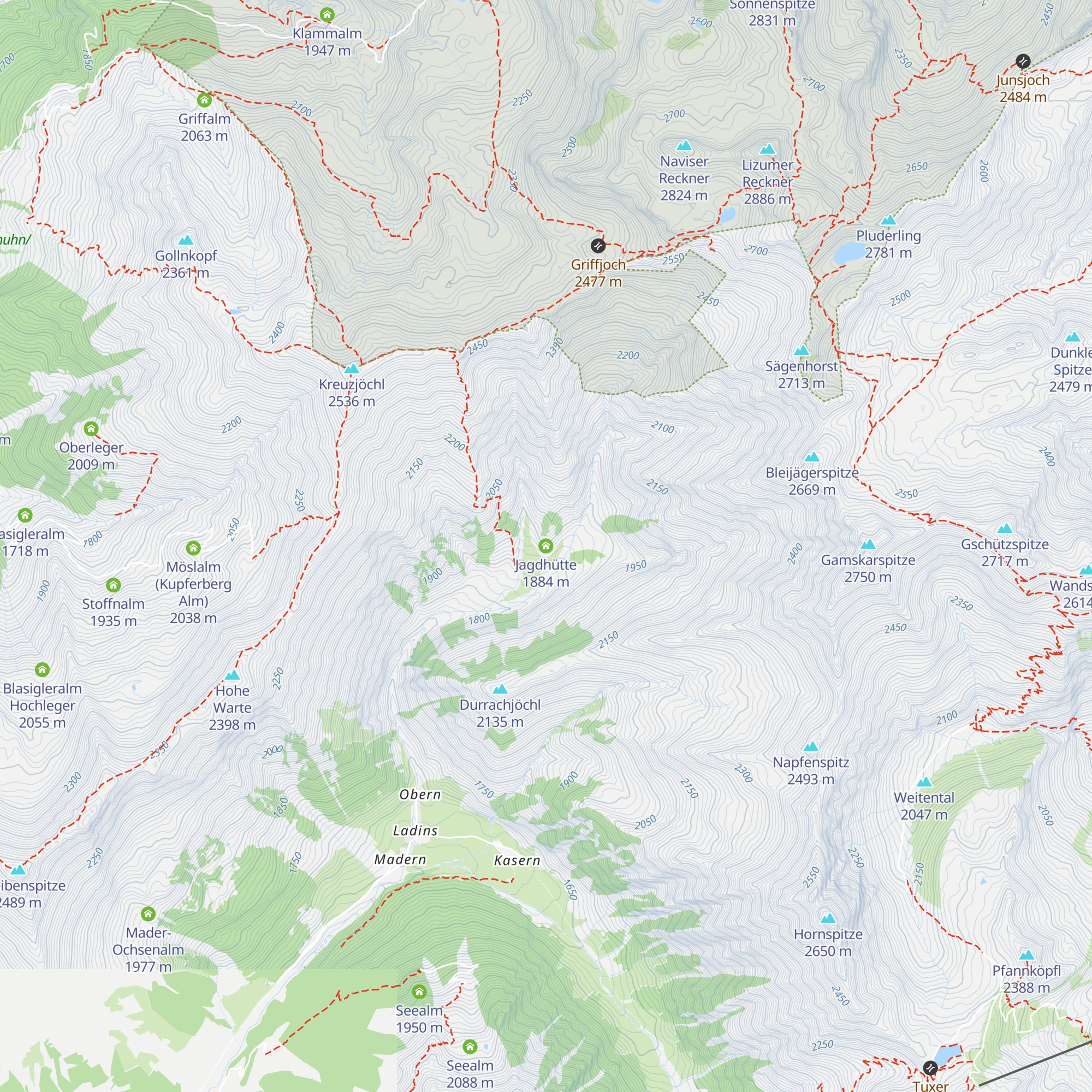 Jagdhütte map