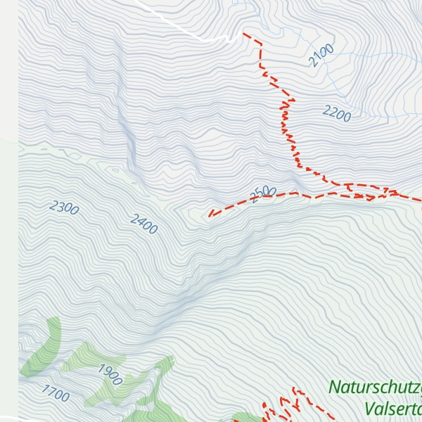 Map of Kahlwandspitze
