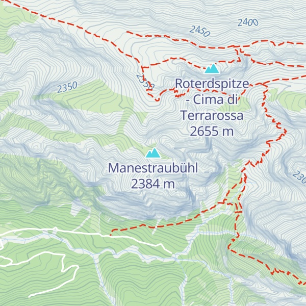 Map of Manestraubühl